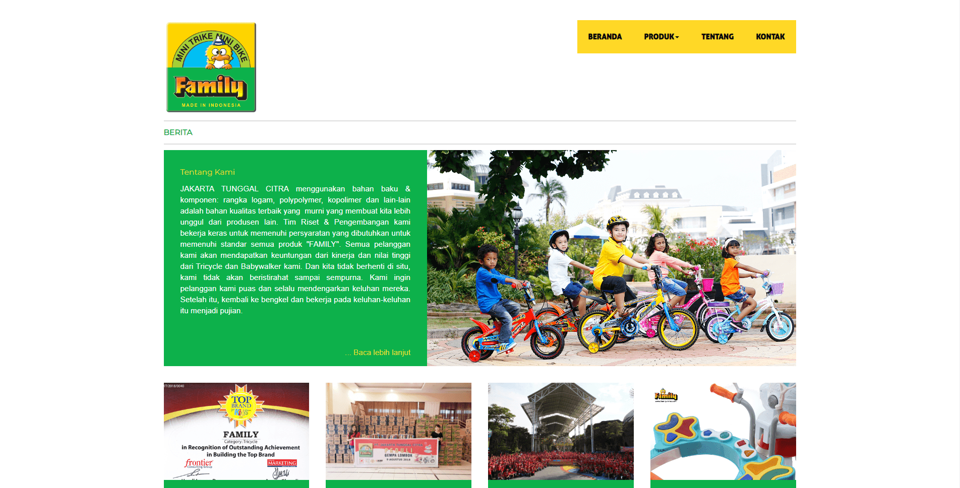 Tangkapan layar Family Trike